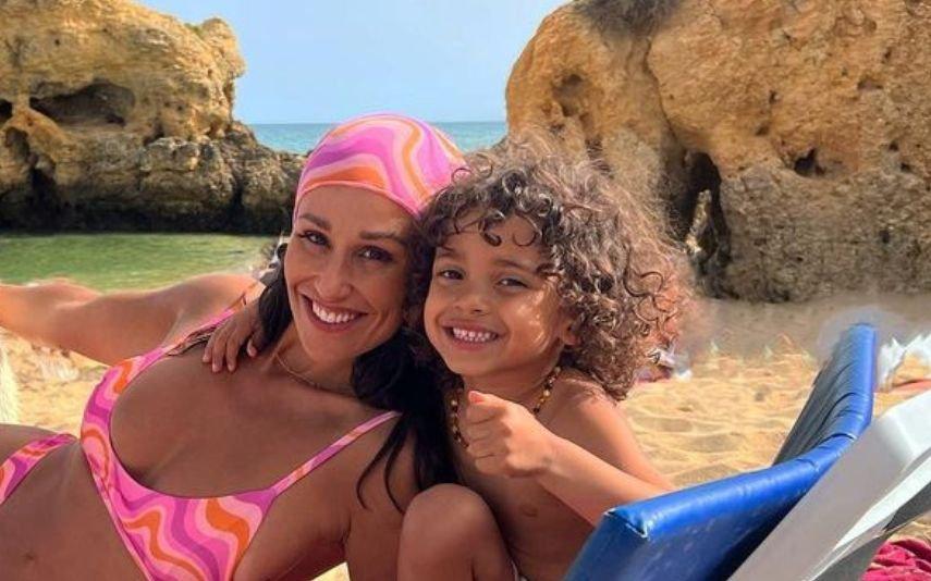 Rita Pereira Que ternura Atriz leva filho para gravações dos Morangos