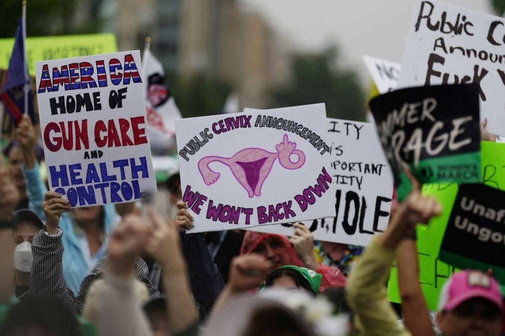 Centenas manifestam-se em Washington pelo direito ao aborto