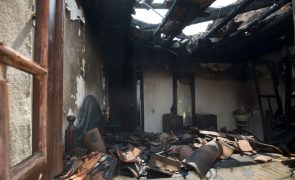 Corpo de mulher encontrado carbonizado pelos bombeiros na Murtosa