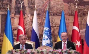 Ucrânia e Rússia assinam acordo com Turquia e ONU para desbloquear exportação de cereais