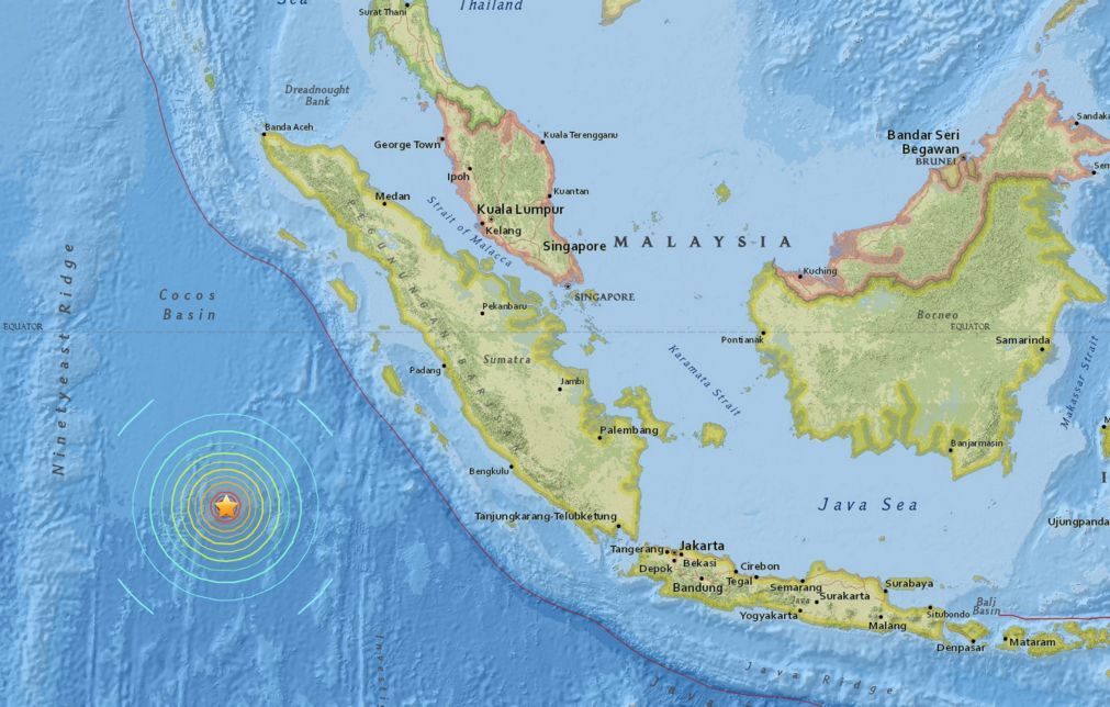 Cientistas em expedição no oceano Índico para tentar prever tsunamis