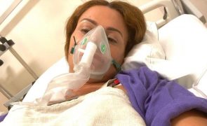 Sílvia Rizzo mostra-se em cama de hospital: 