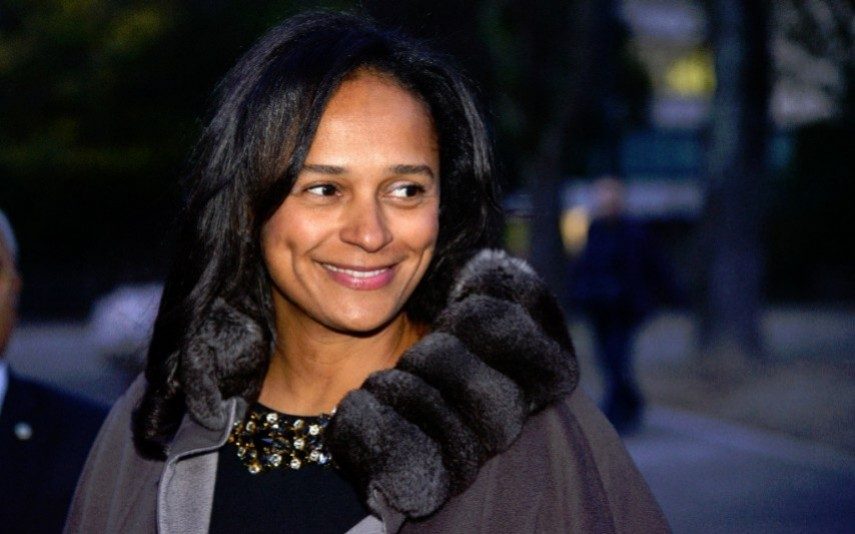 Isabel Dos Santos mostra o rosto do filho recém-nascido