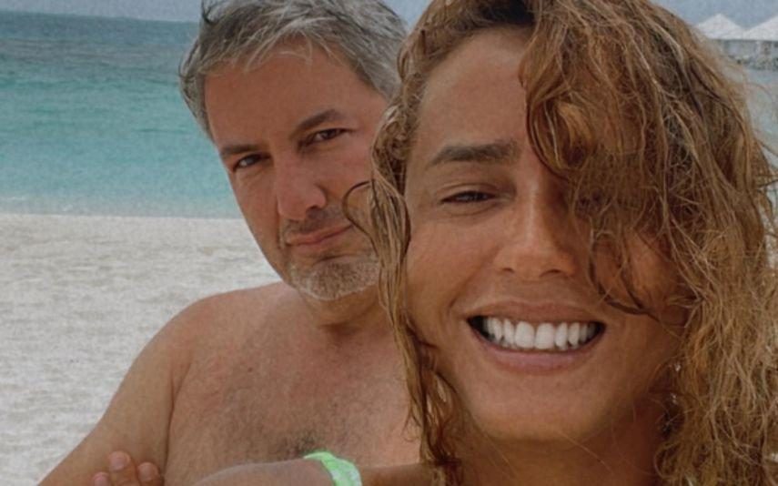 Bruno de Carvalho e Liliana Almeida Casados de fresco! Novas imagens da lua de mel e há romance no areal