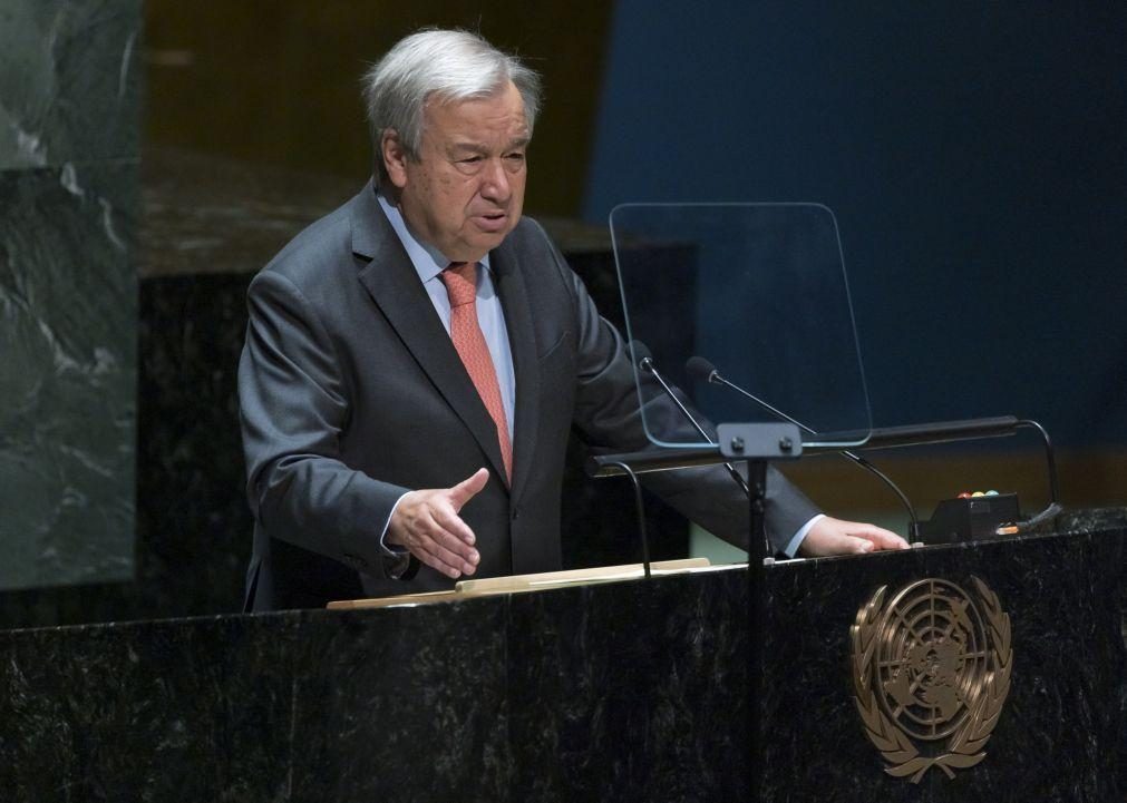 António Guterres homenageia Isabel II e a sua 