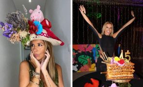 A Pipoca Mais Doce mascara-se a rigor e goza com festa de Cristina Ferreira