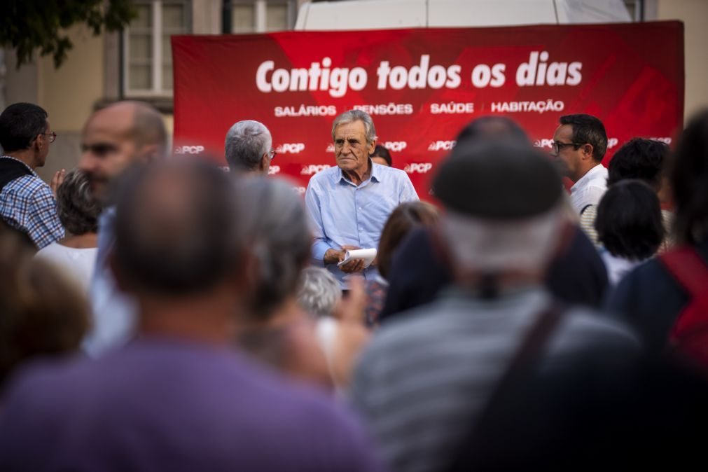 Jerónimo apela à mobilização dos pensionistas para exigir mais ao Governo