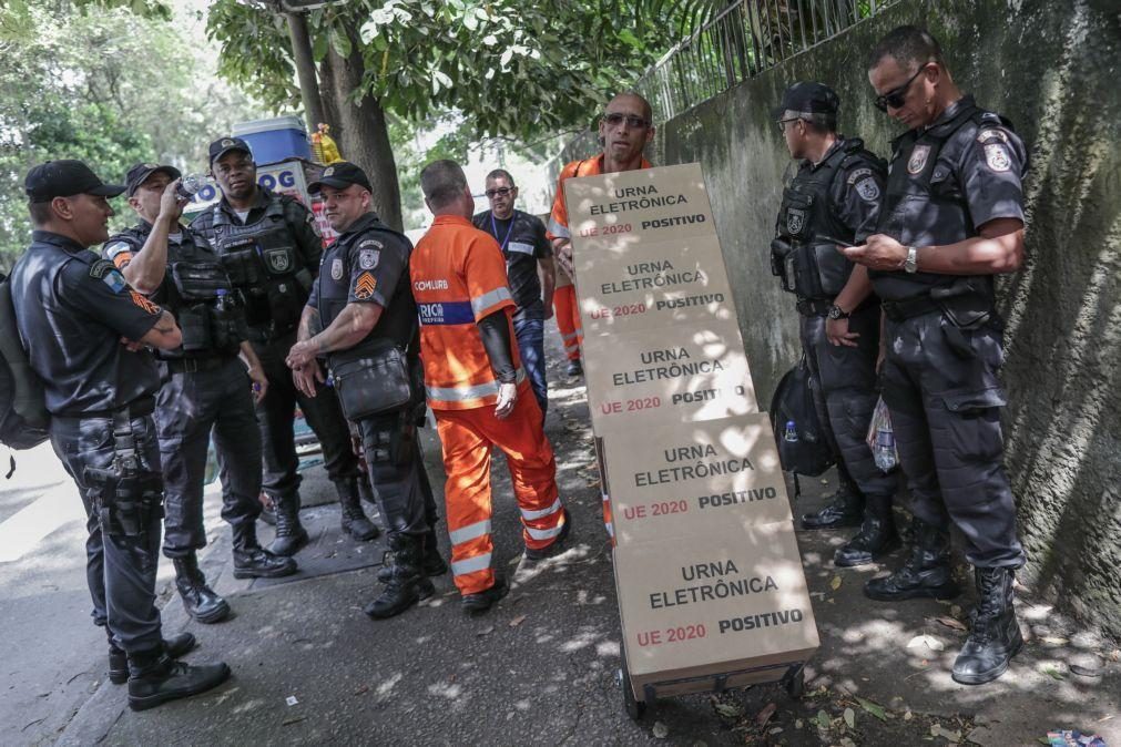 Polícia brasileira regista 474 crimes eleitorais, mas votação decorre em clima tranquilo