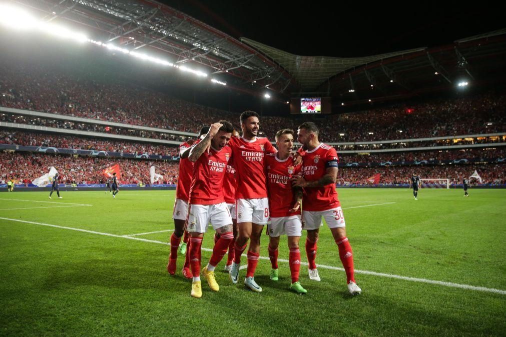 Benfica empata com Paris Saint-Germain na Liga dos Campeões