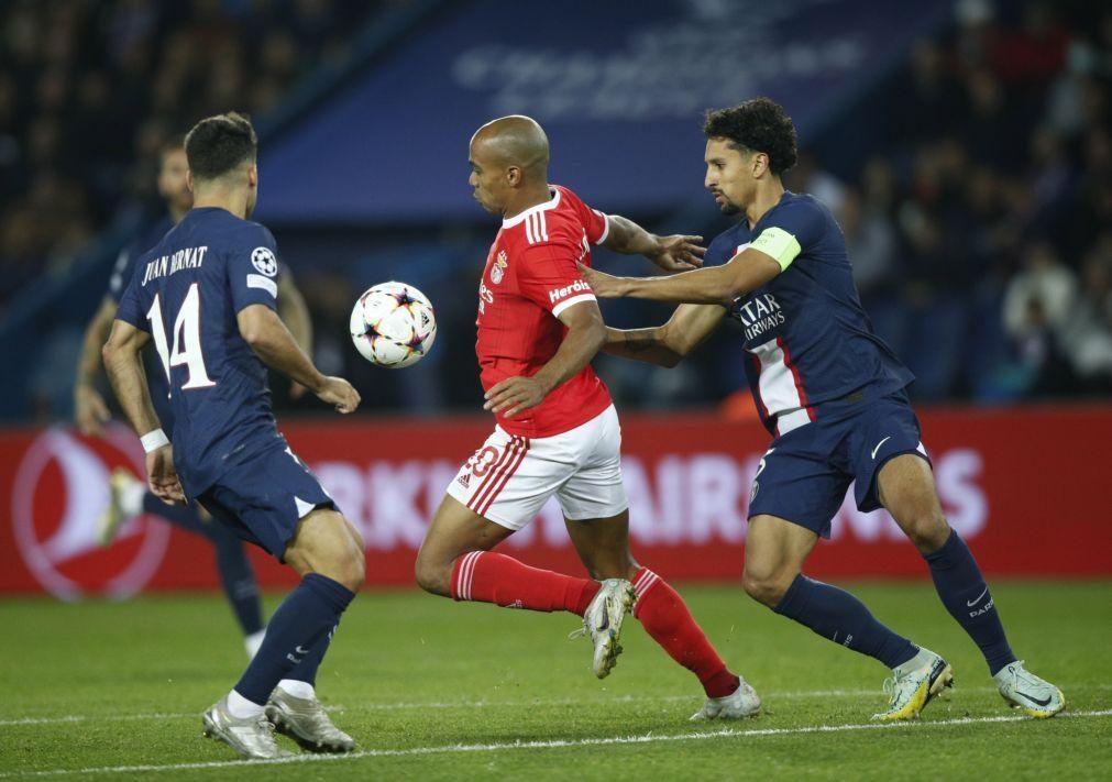 Benfica empata em Paris e aproxima-se dos oitavos na Champions [vídeo]