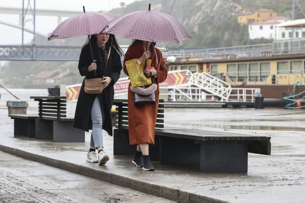 Porto, Viana do Castelo e Braga sob aviso amarelo devido à chuva