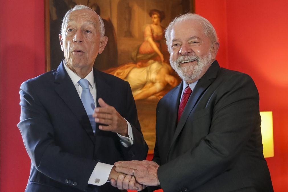 Marcelo felicita Lula e espera período promissor nas relações com Portugal