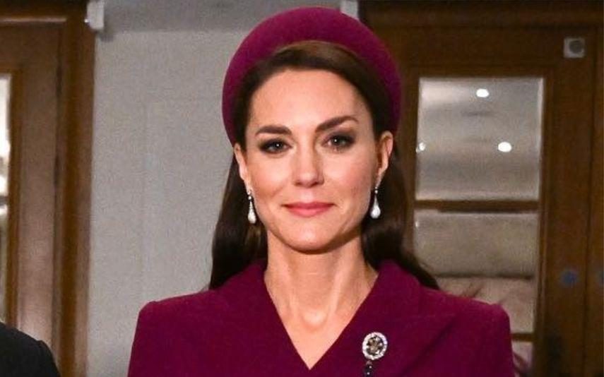 Kate Middleton aposta todas as fichas em look chique e joias da princesa Diana