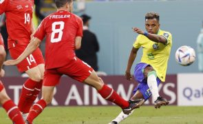 Brasil vence Suíça e junta-se à França nos 'oitavos' do Mundial2022