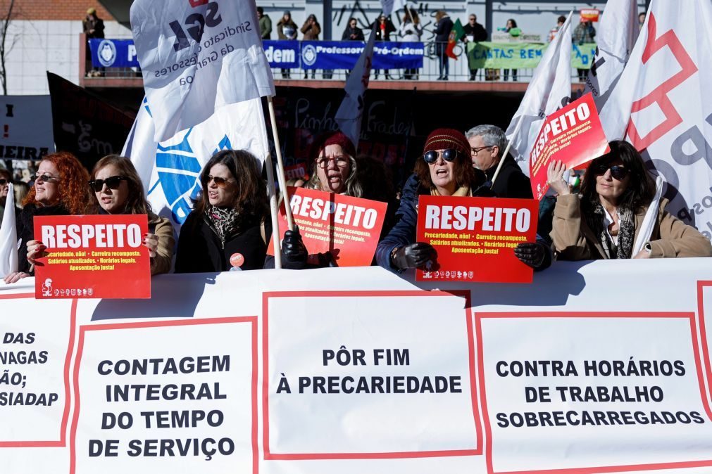 Manifestação de professores. Terreiro do Paço vai ser 