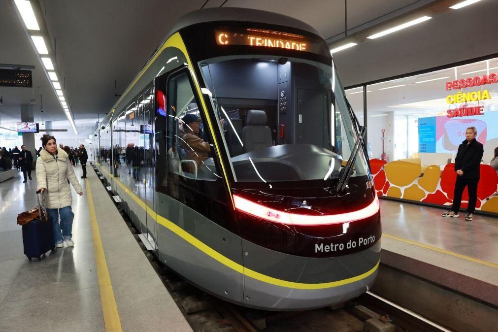 Primeira de 18 carruagens novas da Metro do Porto vai circular em maio