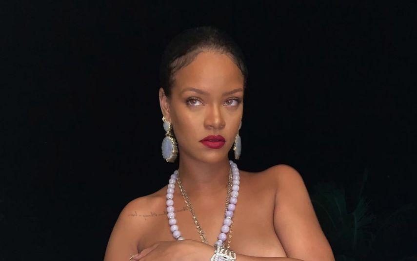 Rihanna encanta com filho de 9 meses na nova capa da Vogue