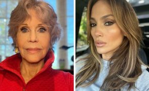 Jane Fonda - Magoada com Jennifer Lopez por causa de estalos: “Nunca pediu desculpas”