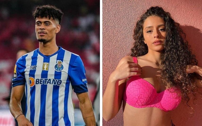 Gonçalo Borges Jovem craque do FC Porto nos braços de adepta benfiquista