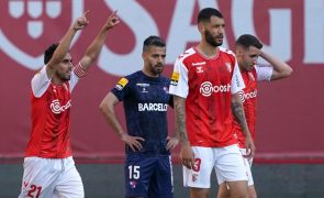 Braga vence Gil Vicente e coloca-se a seis pontos do líder Benfica