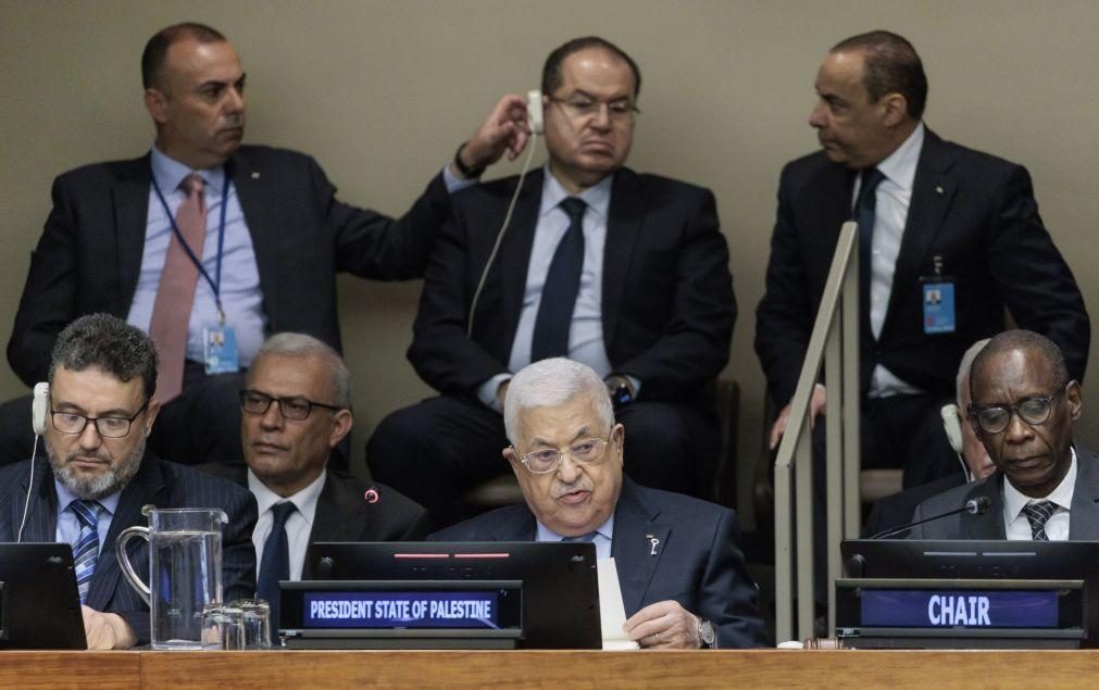Presidente palestiniano exige que a ONU 