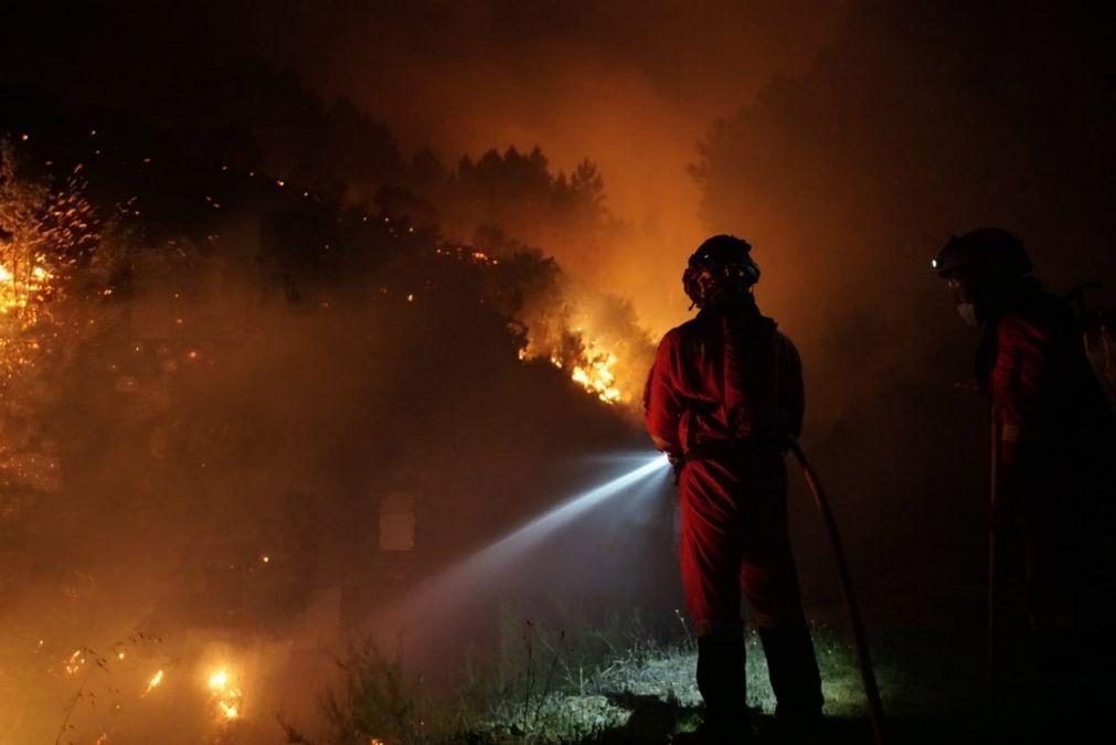 Cerca de 700 desalojados por incêndio na fronteira com Portugal