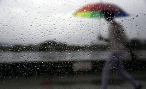 Treze distritos do continente sob aviso amarelo devido à chuva e trovoada