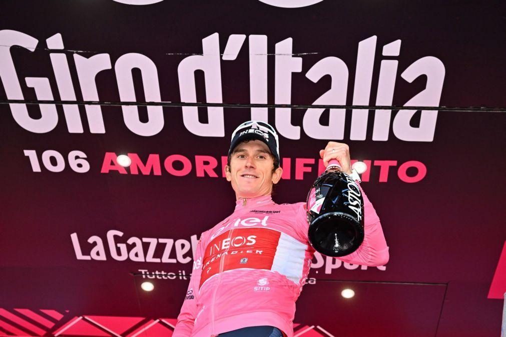 Geraint Thomas segura liderança na 19.ª etapa da Volta a Itália, João Almeida segue em terceiro