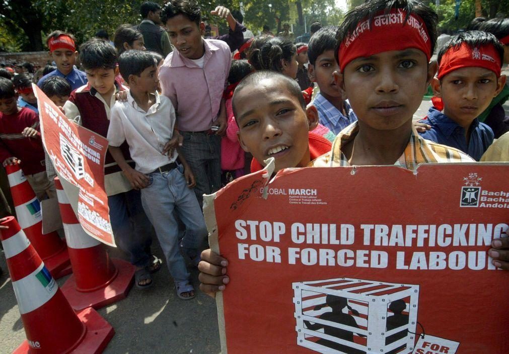 Mais de metade das crianças vítimas de tráfico humano são 