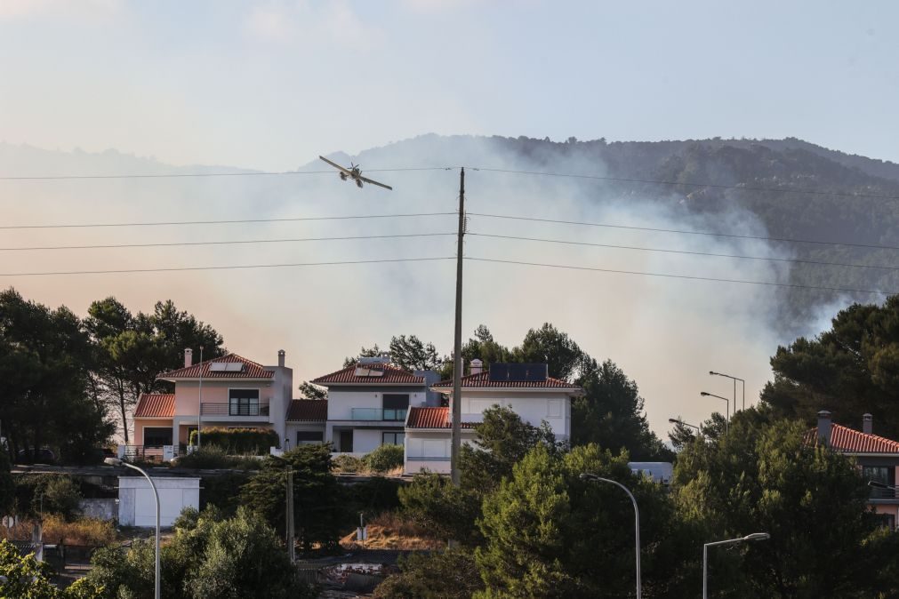 Incêndio em Cascais está a ser combatido por 235 operacionais e faz um ferido ligeiro