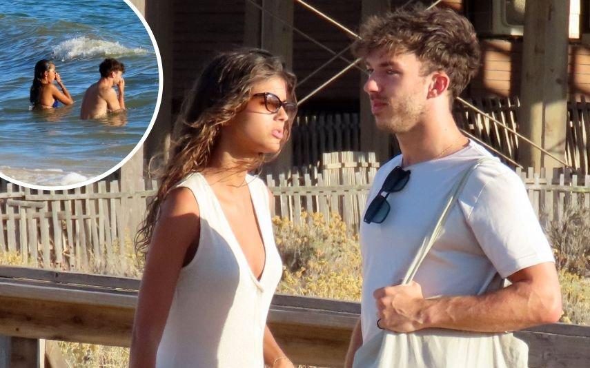 Kika Cerqueira Gomes Em clima de romance com Pierre Gasly no Algarve