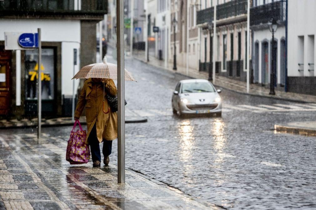Grupo oriental dos Açores sob aviso amarelo devido à chuva