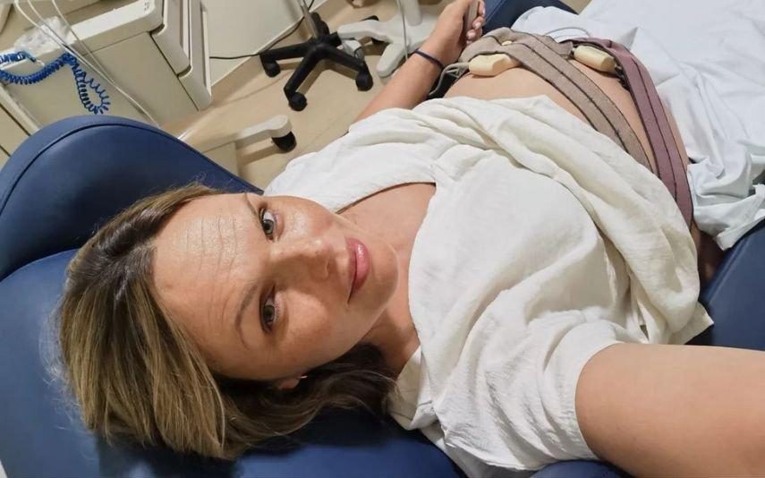 Joana Câncio No hospital com 