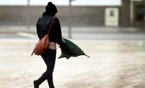 Dez distritos de Portugal continental sob aviso amarelo devido a chuva e trovoada