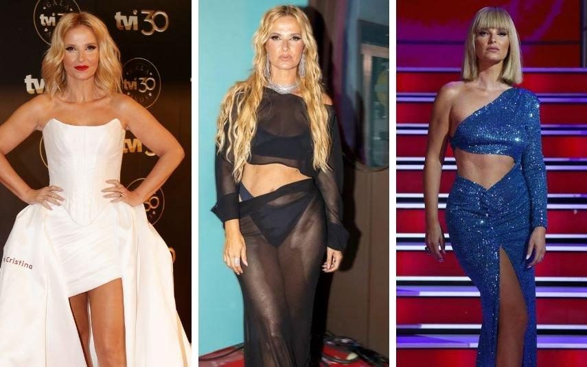 Cristina Ferreira Os looks mais arrojados para noites de gala