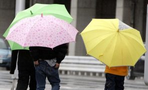 Onze distritos sob aviso amarelo na sexta-feira devido à previsão de chuva