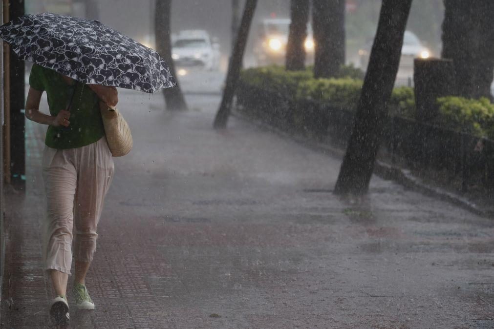 Grupos Central e Ocidental dos Açores sob aviso amarelo devido à chuva