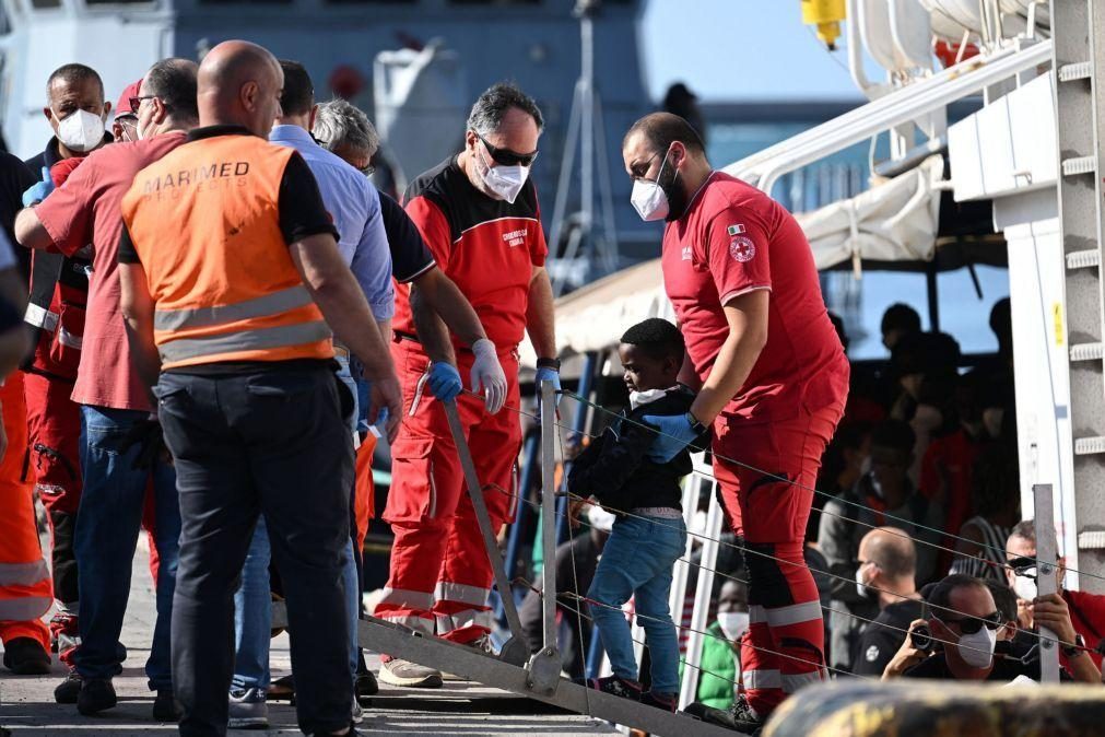 Mais de 11.000 crianças chegaram sozinhas a Itália pelo Mediterrâneo