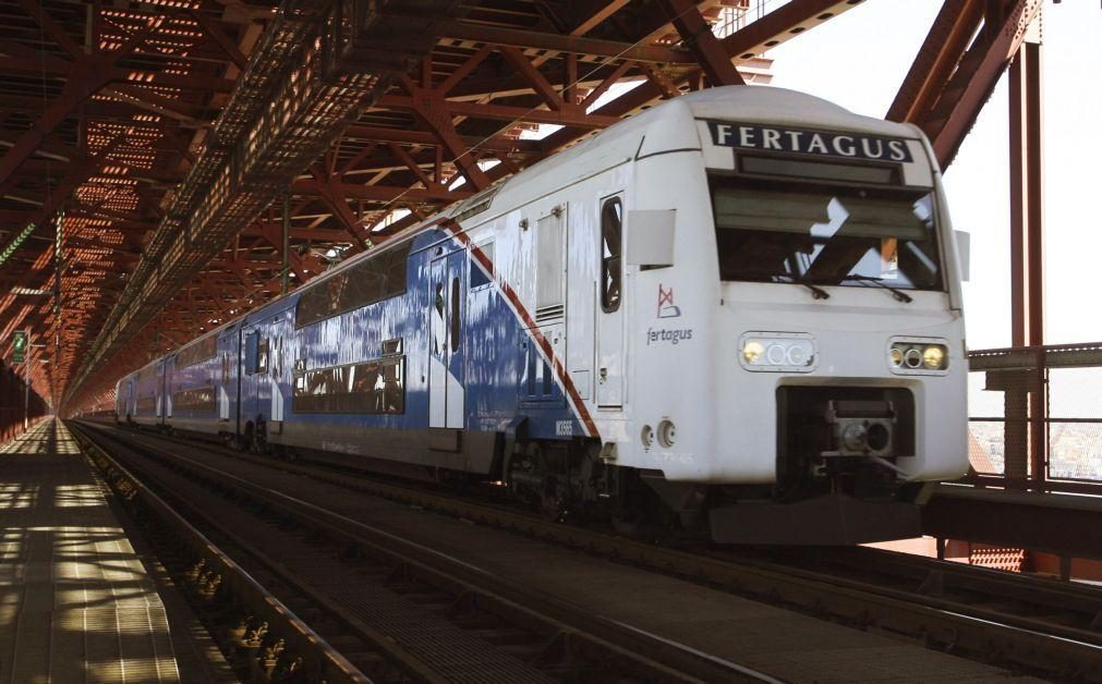 Vítima colhida interrompe circulação de comboios Fertagus entre Campolide e Pragal