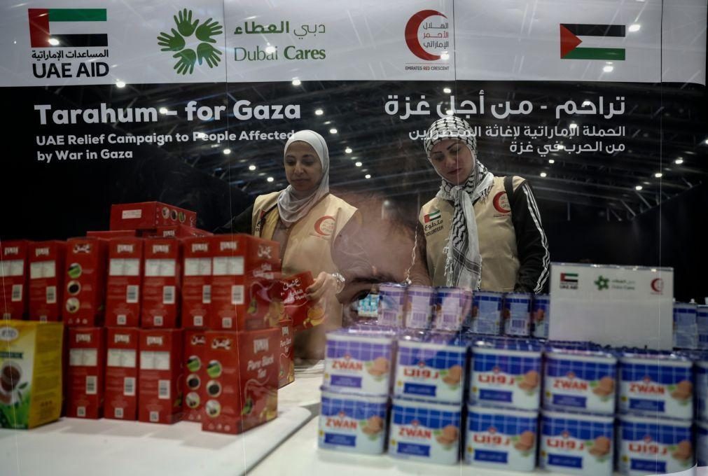 Dez camiões com ajuda humanitária entram na Faixa de Gaza