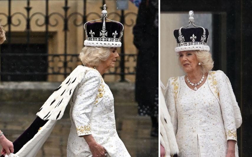 Camilla Parker Bowles - Reutiliza visual icónico e homenageia Isabel II