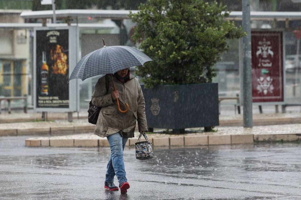 Lisboa, Alentejo e Algarve sob aviso amarelo na 5ª feira por causa da chuva