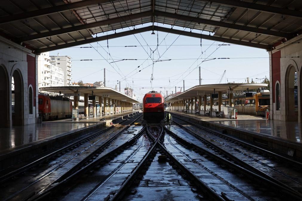 Pontualidade e regularidade dos comboios agravou-se entre 2019 e 2022