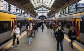 Circulação de comboios com perturbações hoje devido a greve de trabalhadores da IP