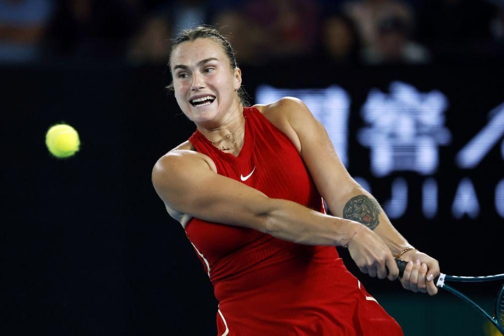 Campeã Sabalenka vence Krejcikova e está nas meias-finais do Open da Austrália