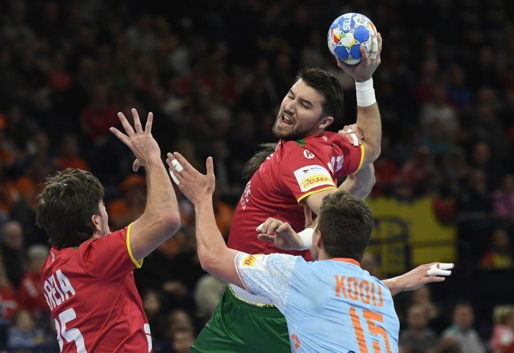 Portugal empata com Países Baixos e adia apuramento para pré-olímpico de andebol