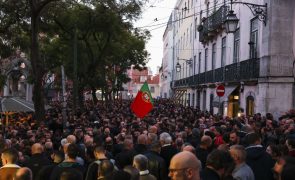 Milhares de polícias nas ruas de Lisboa exigem suplemento de risco idêntico à PJ