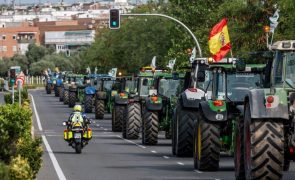 Agricultores espanhóis juntam-se ao movimento de protesto europeu