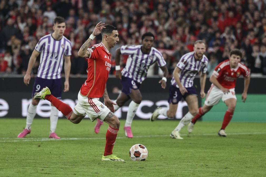 Benfica vence em casa o Toulouse na corrida aos 'oitavos' da Liga Europa