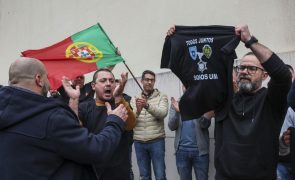 Forças de segurança prestam homenagem a equipa da PSP de Coimbra desmantelada